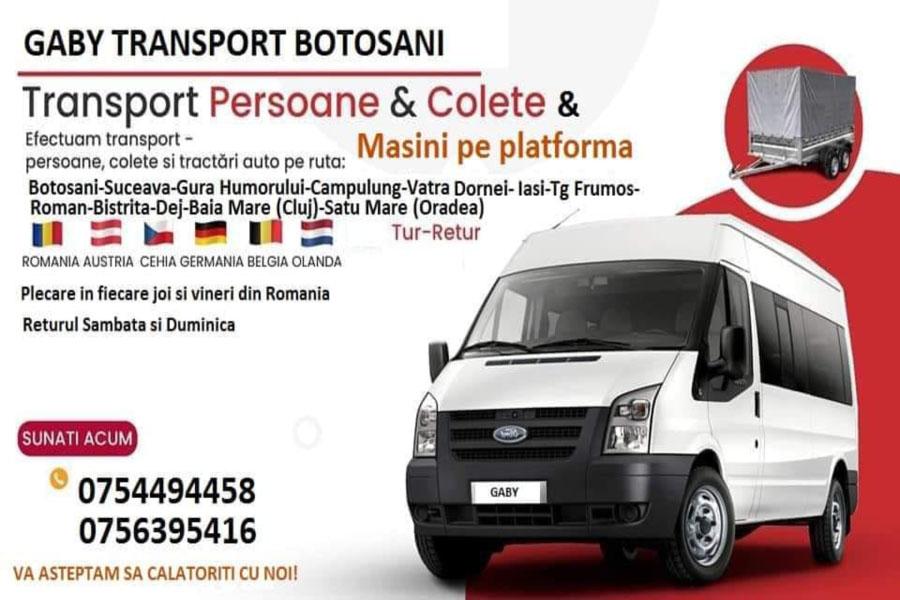 GABY TRANSPORT BOTOSANI Botosani GABY TRANSPORT BOTOSANI Botosani
