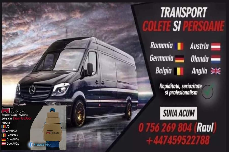 RTrans Transport colete si persoane England - London